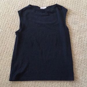 J.crew women’s black sleeveless top size xs